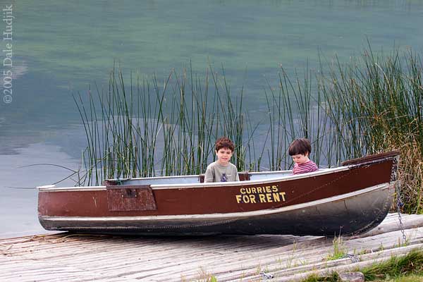 Boys Playing on a Boat